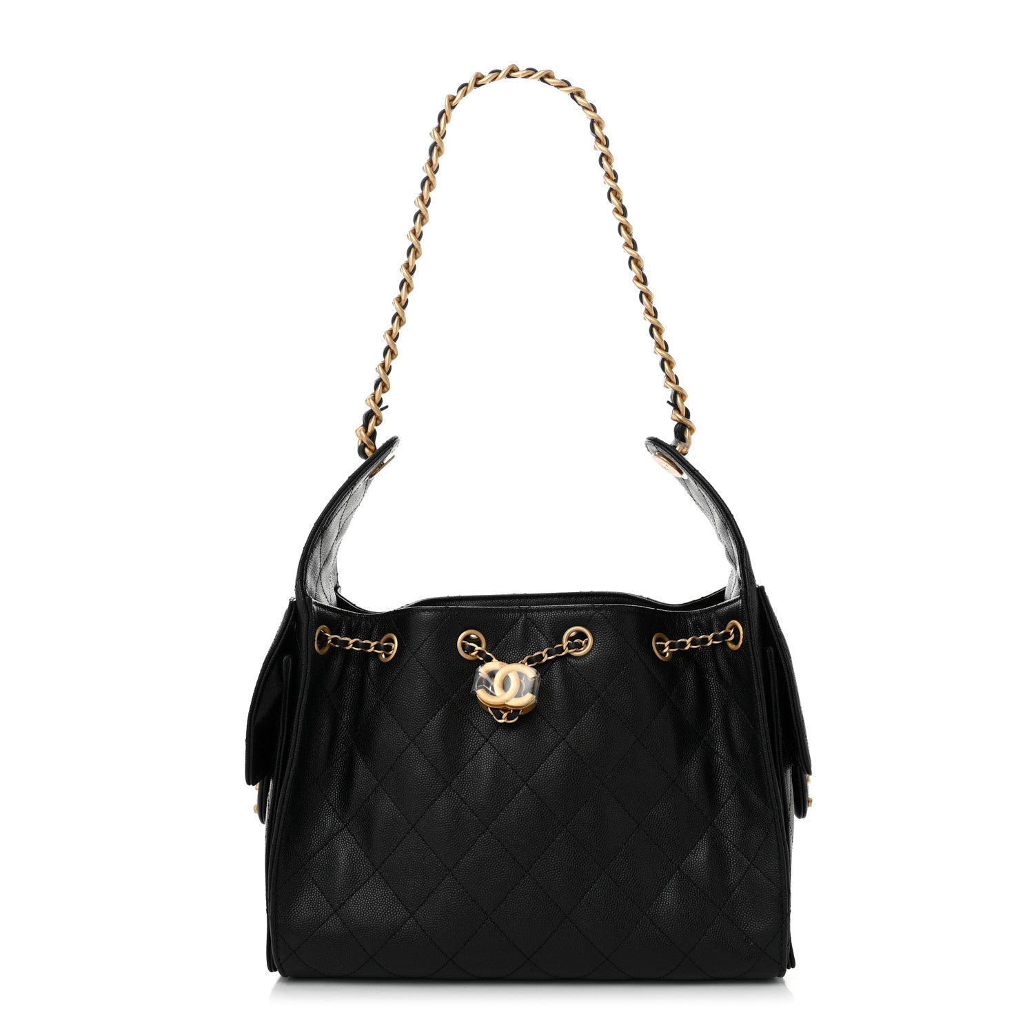 Chanel Caviar Quilted Small Chanel 25 Handbag Black 1 of 11