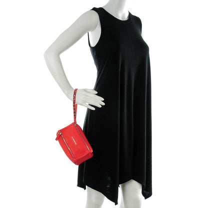 Givenchy Sugar Goatskin Pandora Wristlet Bright Orange 2 of 7