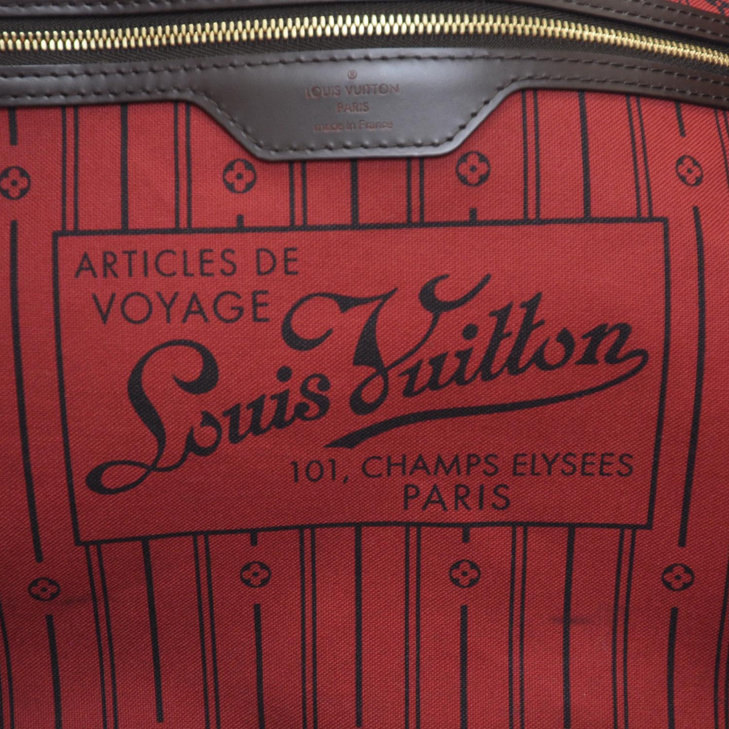 Louis Vuitton Damier Ebene Neverfull GM 9 of 12