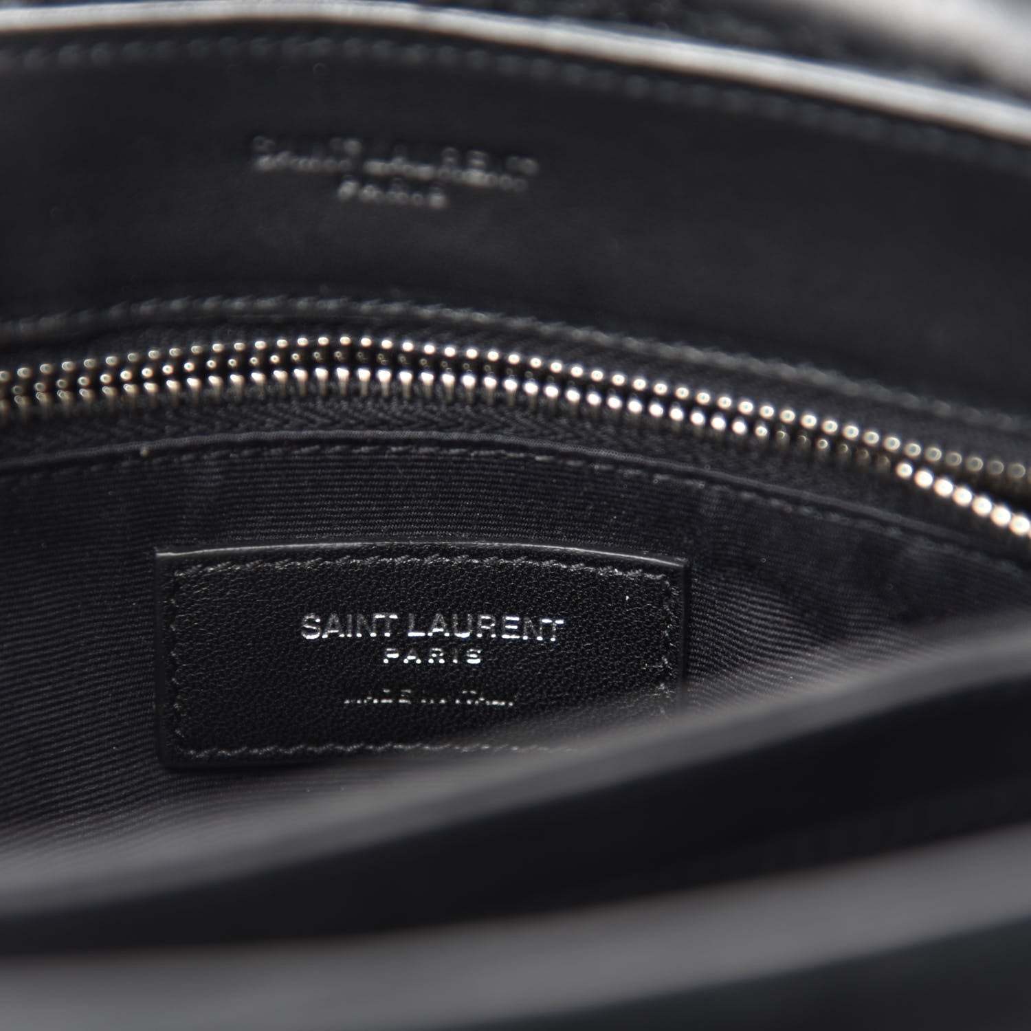 Saint Laurent Shearling Toy Loulou Shoulder Bag Black 8 of 11