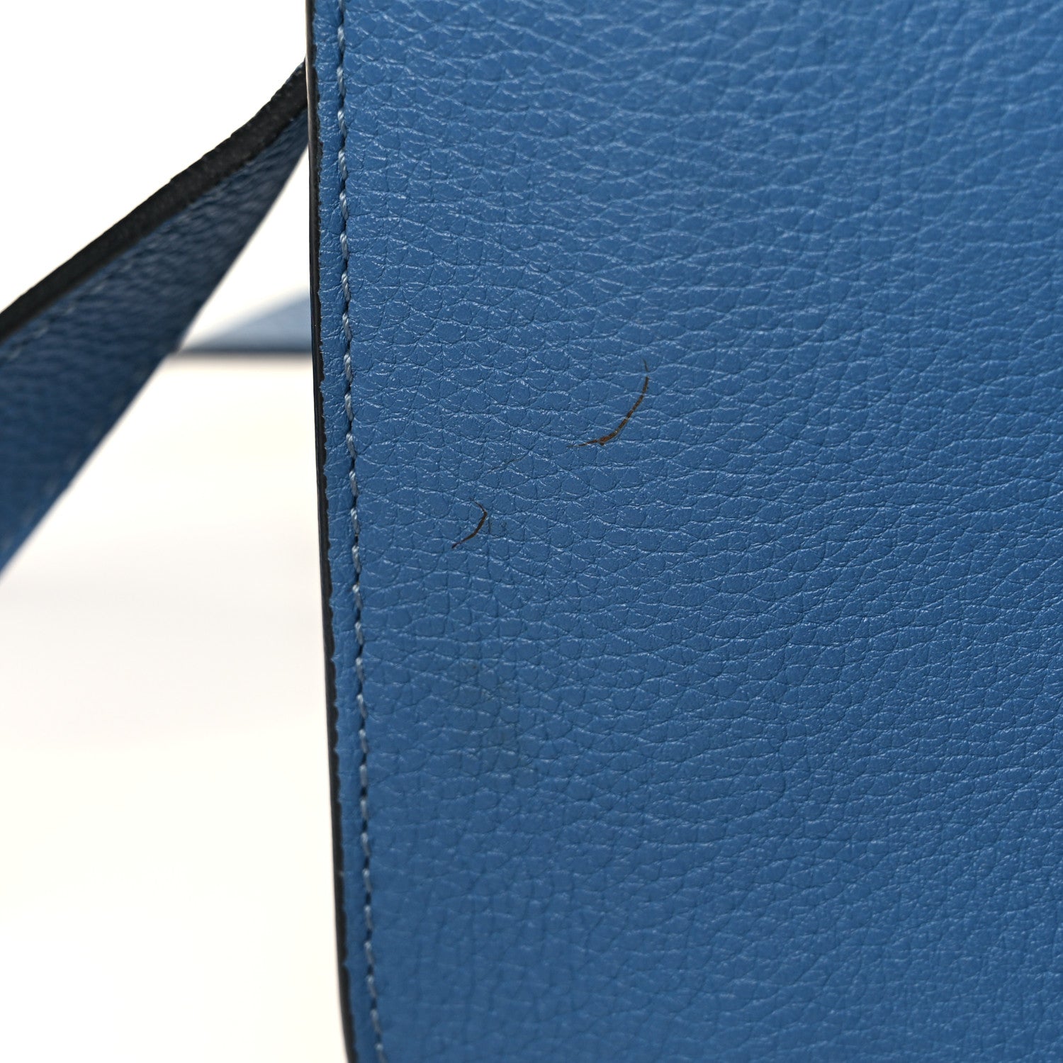 Alexander McQueen Grained Calfskin Padlock Crossbody Bag Blue 11 of 11