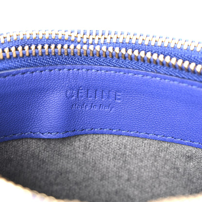 Celine Lambskin Small Trio Crossbody Bag Royal Blue 6 of 9