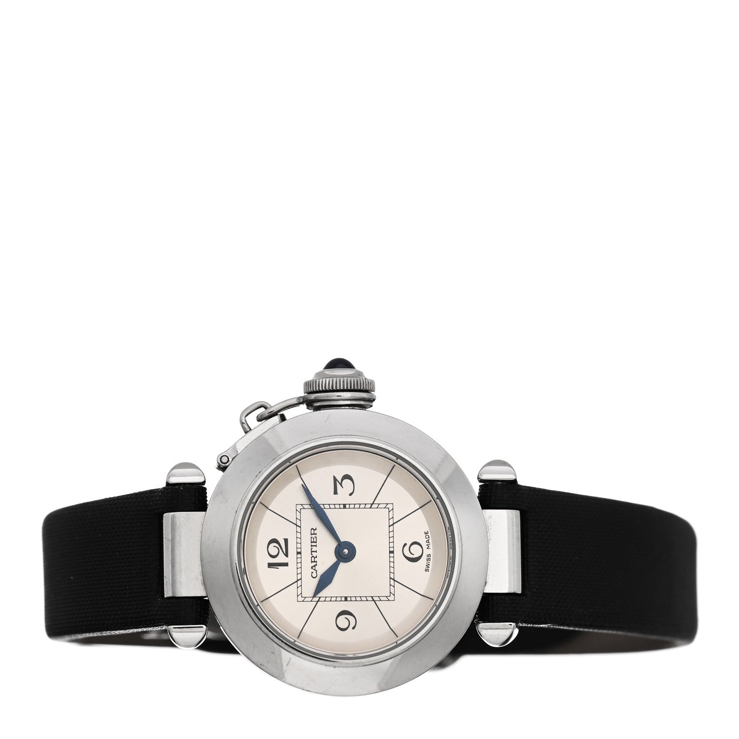 Cartier Stainless Steel Satin 27mm Miss Pasha Quartz Watch 2 of 4
