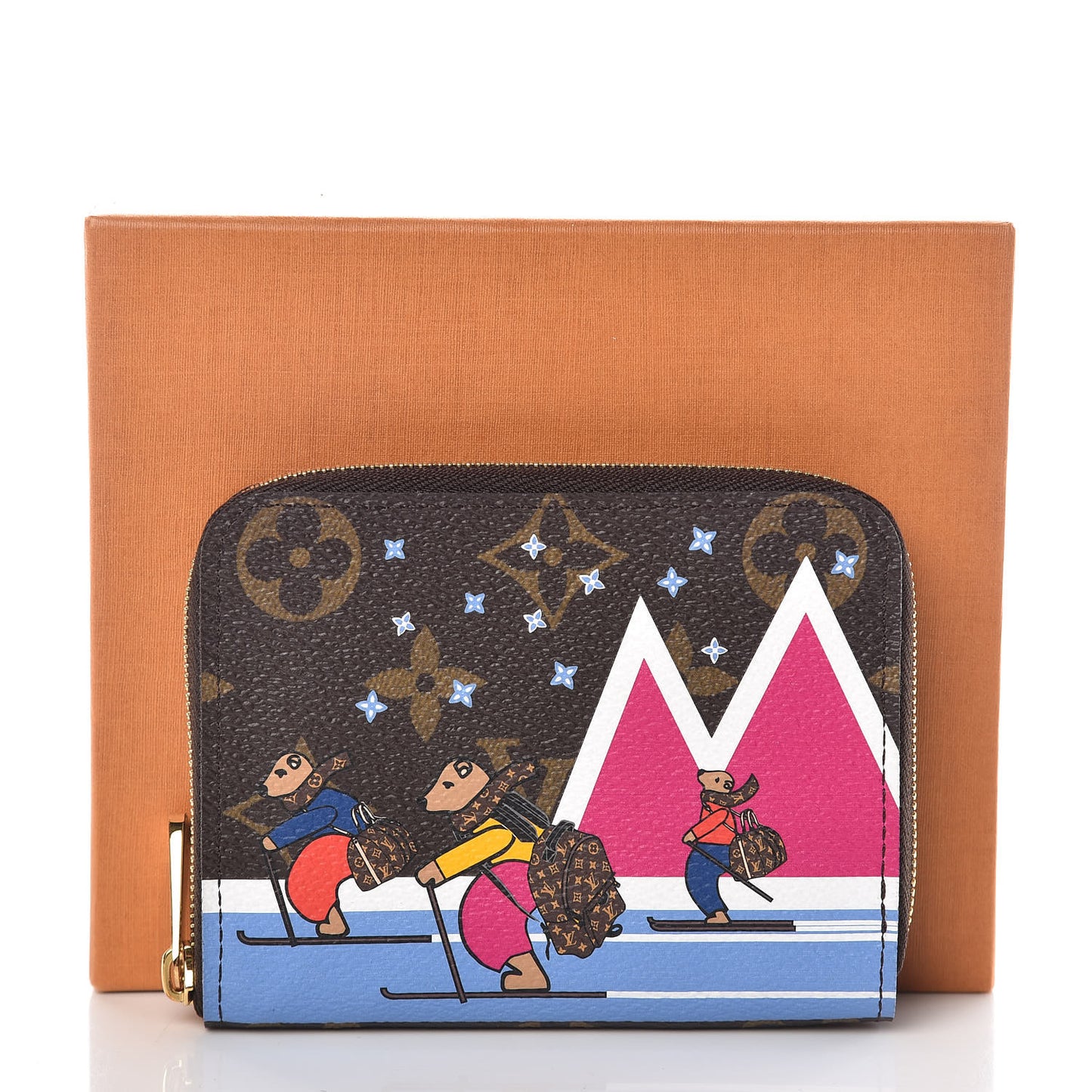 Monogram 2018 Christmas Animation Zippy Coin Purse
