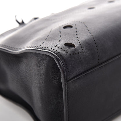 Balenciaga Veau Soyeux Perforated Blackout Hardware S City Black 8 of 14