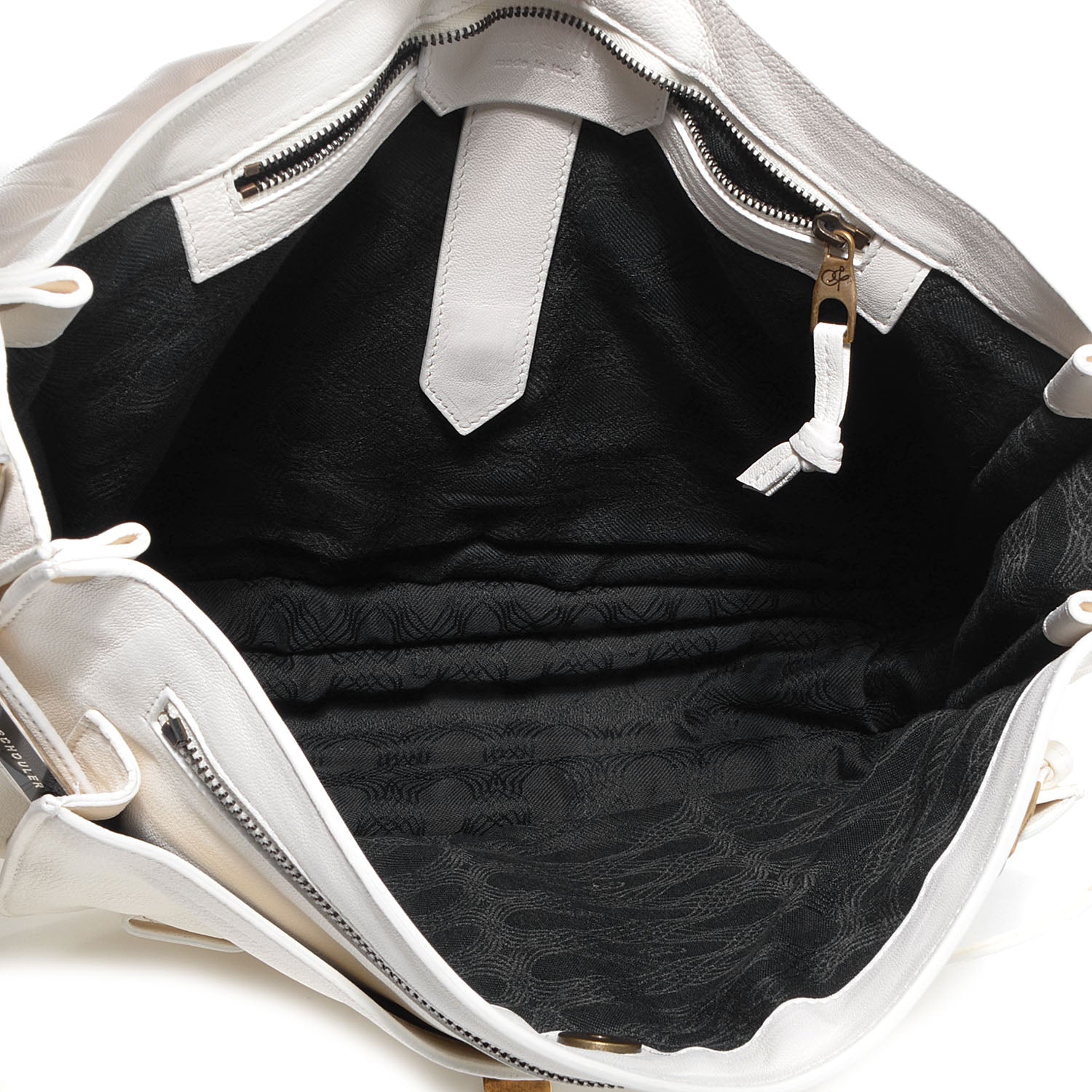 Proenza Schouler Lambskin PS1 Large Satchel White 10 of 15