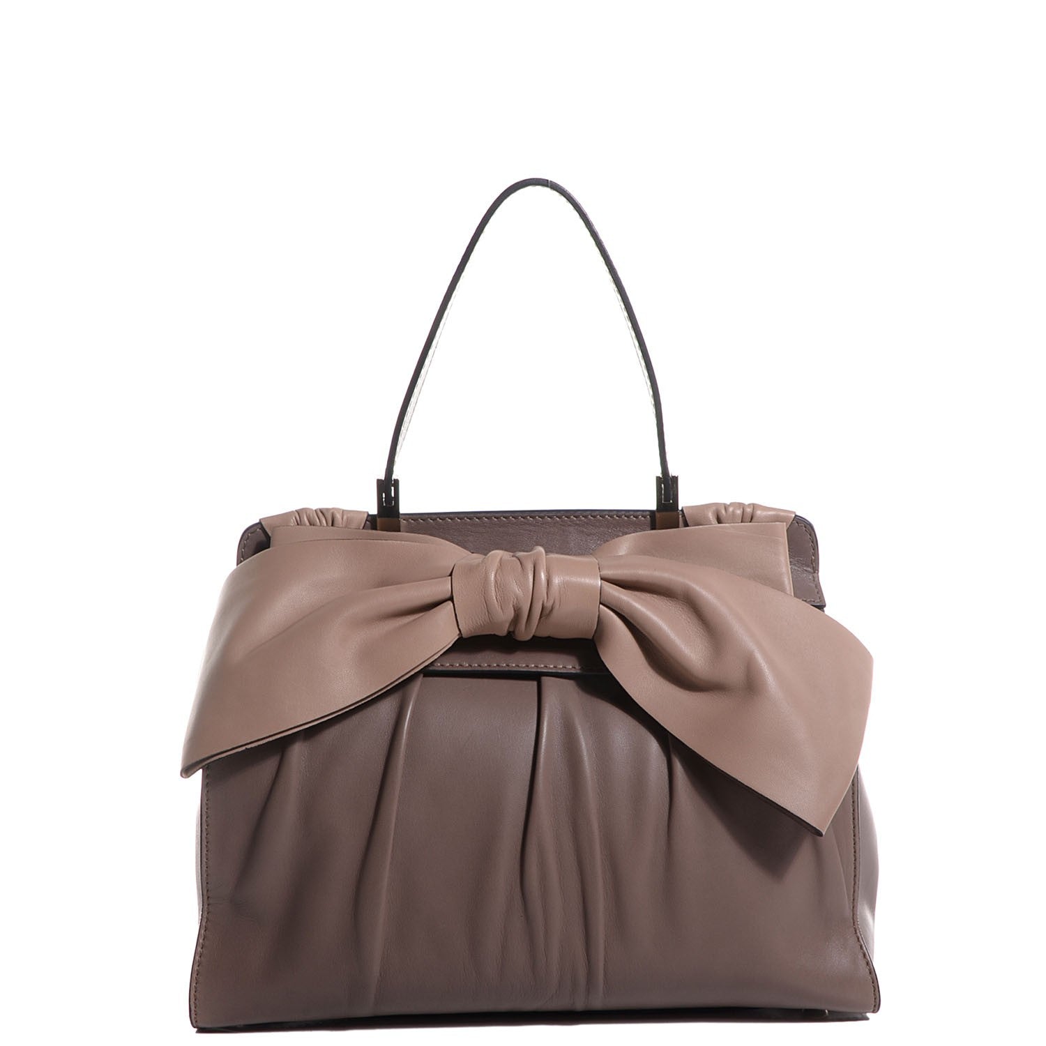Valentino Garavani Nappa Large Aphrodite Bow Satchel 1 of 8