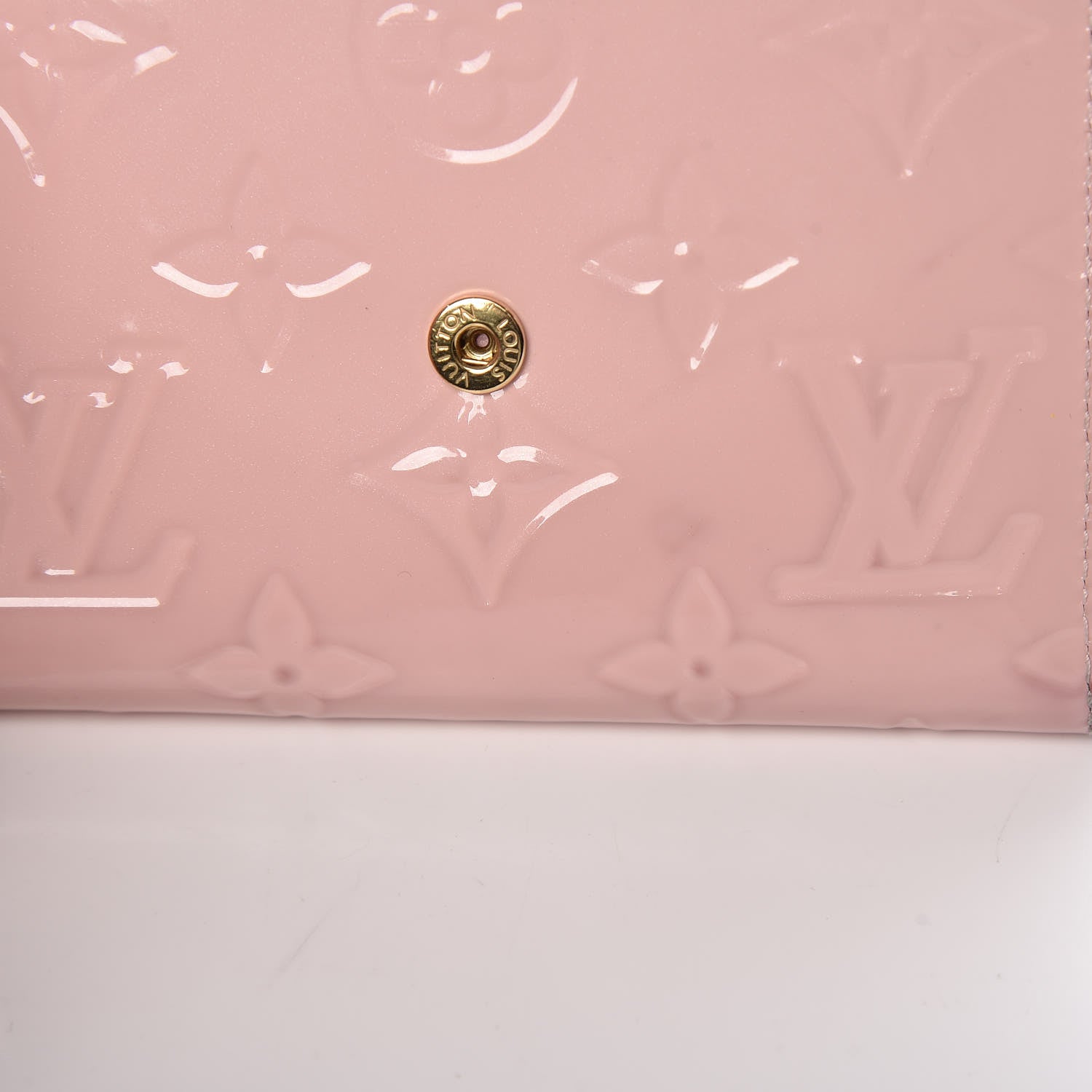 Louis Vuitton Vernis Victorine Wallet Rose Ballerine 8 of 10