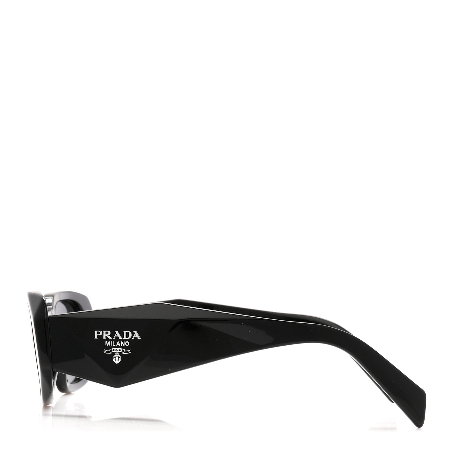 Prada Acetate Symbole Sunglasses SPR 17W Black 3 of 7