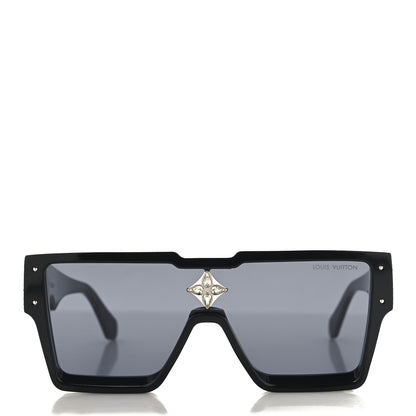 Louis Vuitton Acetate Swarovski Crystal Cyclone Sunglasses Z2433W Black 2 of 7