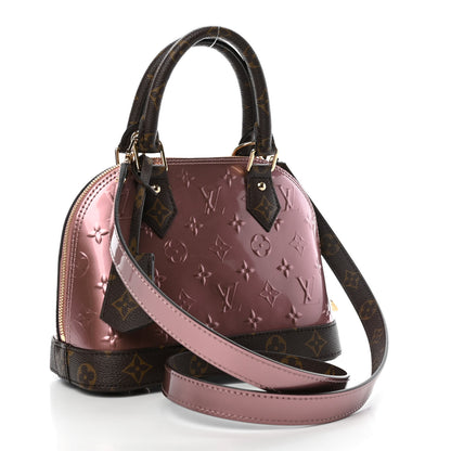 Louis Vuitton Vernis Monogram Alma BB Rose Pale Metallise 2 of 4