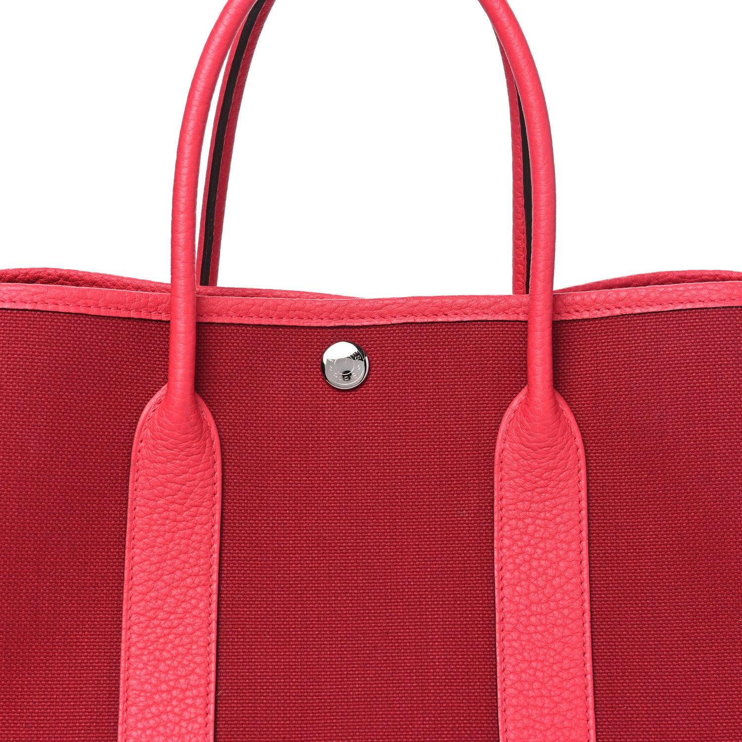 Hermes Toile Militaire Negonda Garden Party 30 TPM Rouge Grenat Bougainvillea 8 of 12