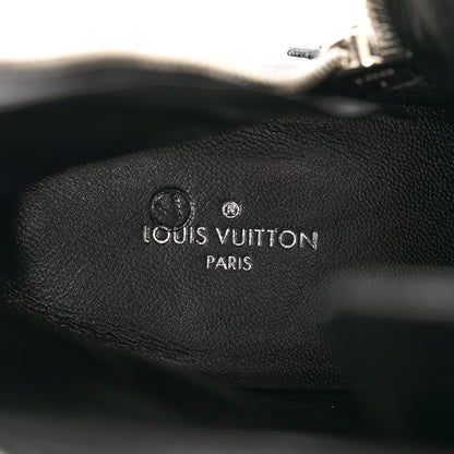 Louis Vuitton Calfskin Monogram Jumble Flat Ankle Boots 38 Black 7 of 8