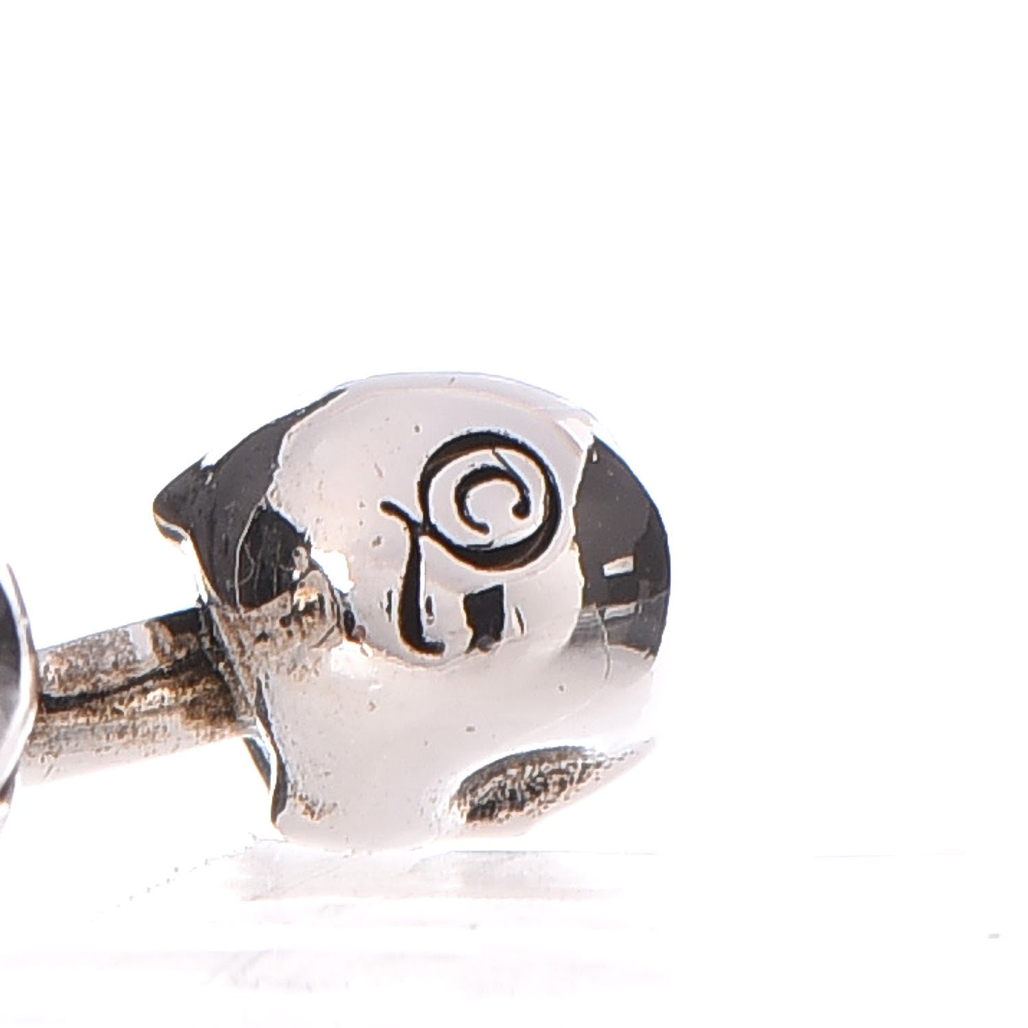 Alexander McQueen Skull Swarovski Crystal Cufflinks 4 of 5