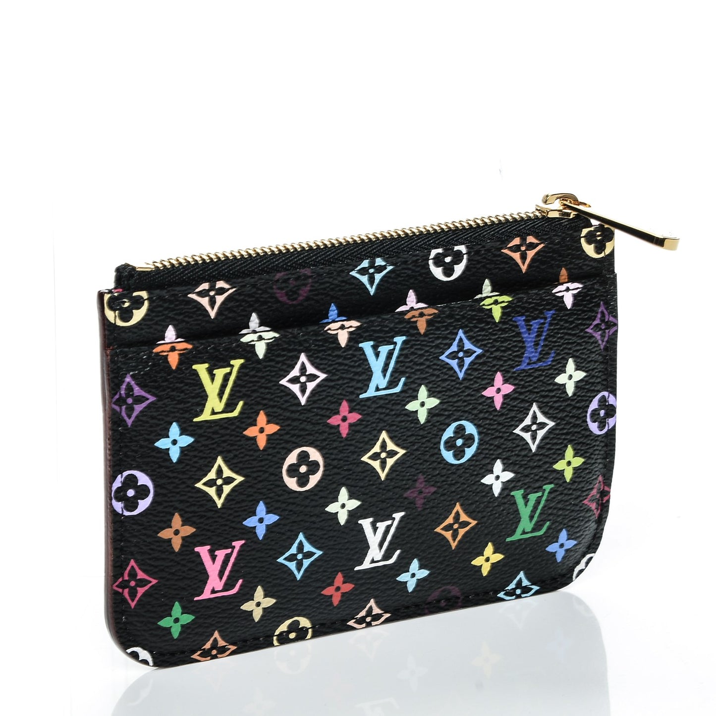 Monogram Multicolor Key Pouch Black Grenade