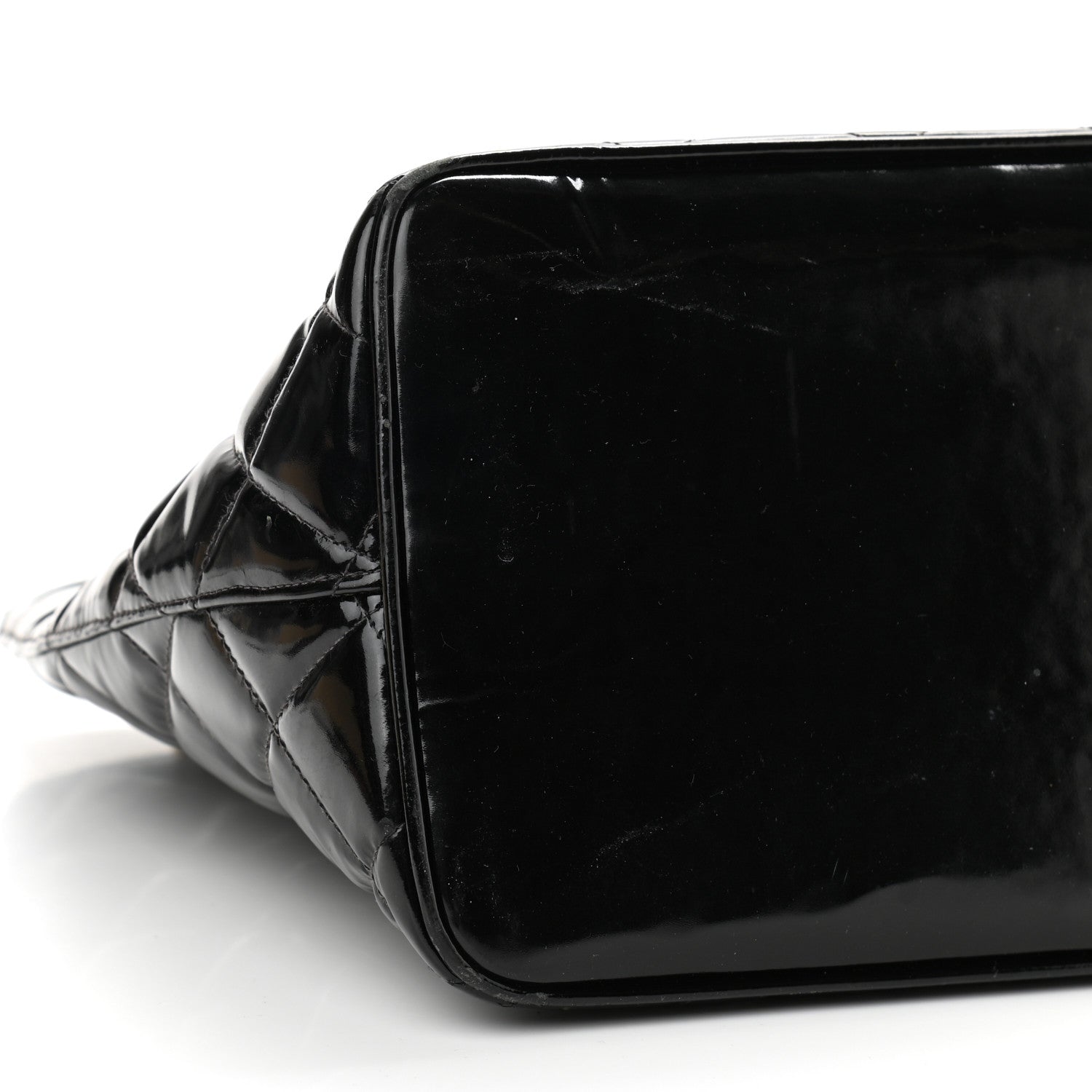 Chanel Patent Medallion Tote Black 9 of 15