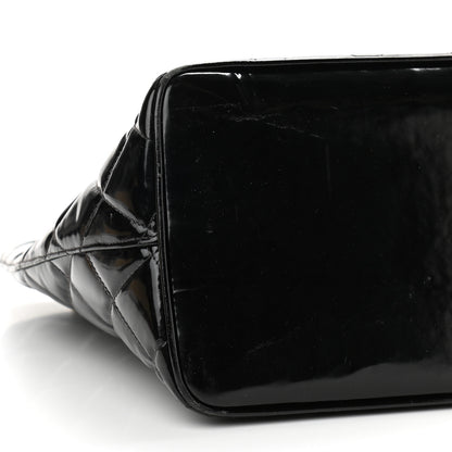 Chanel Patent Medallion Tote Black 9 of 15