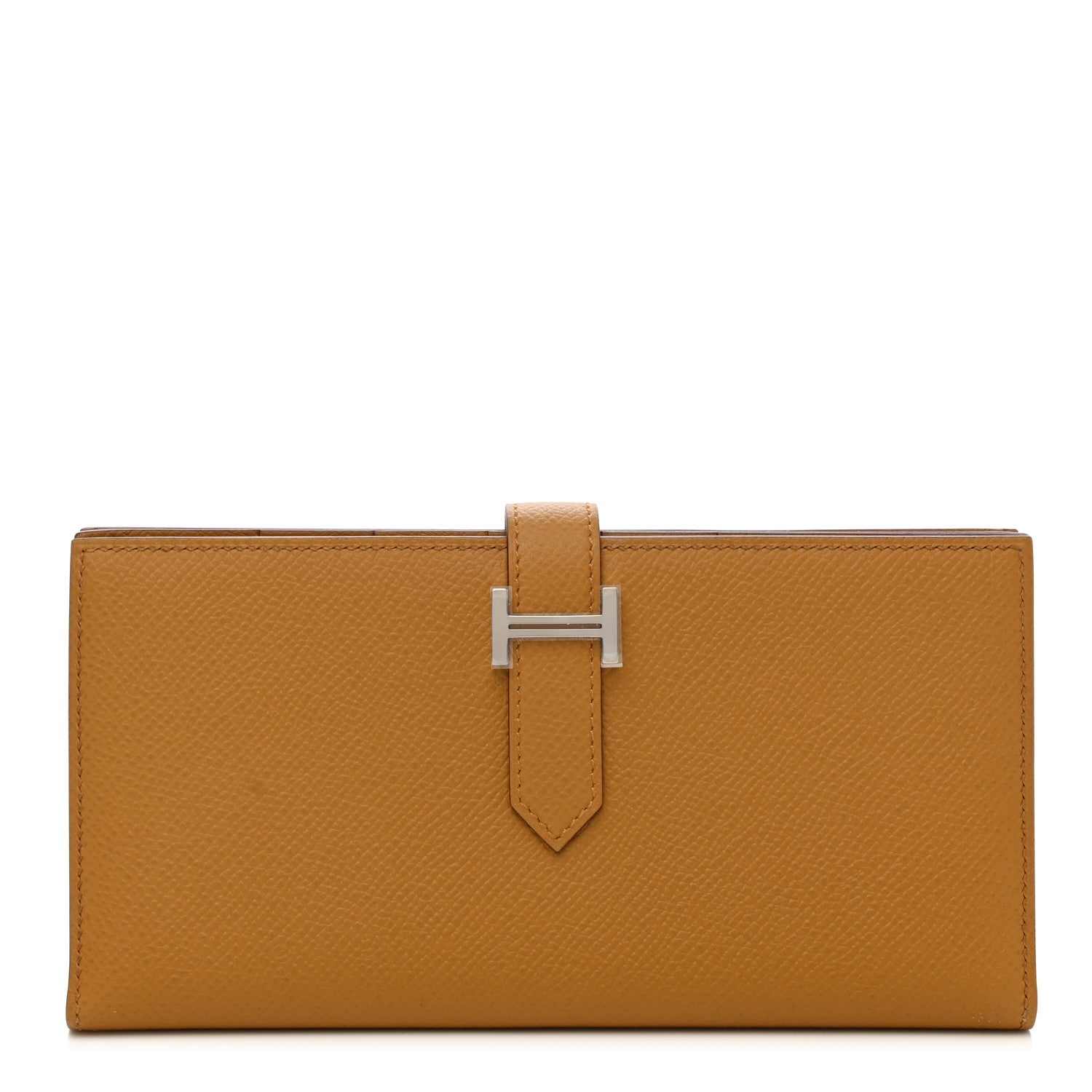 Hermes Epsom Bearn Gusset Wallet Sesame 1 of 8