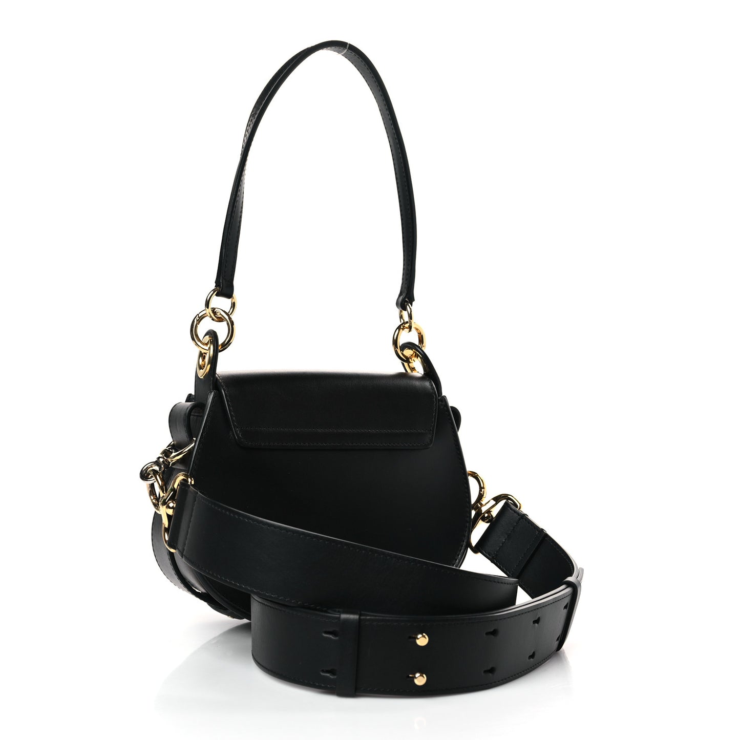 Calfskin Small Tess Bag Black
