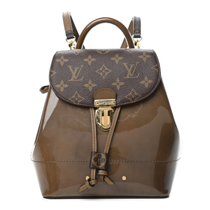 Louis Vuitton Patent Monogram Hot Springs Backpack Vert Bronze 1 of 4