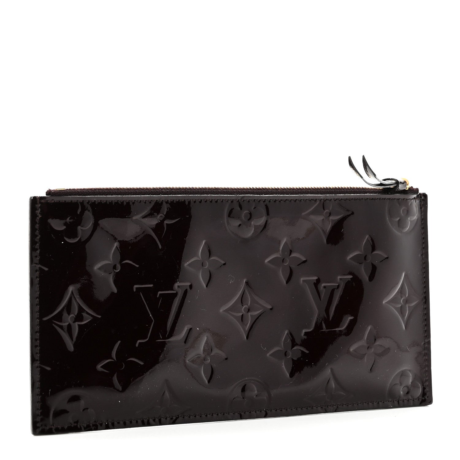 Louis Vuitton Vernis Felicie Chain Wallet Zippered Insert Amarante 3 of 7
