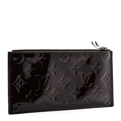 Louis Vuitton Vernis Felicie Chain Wallet Zippered Insert Amarante 3 of 7