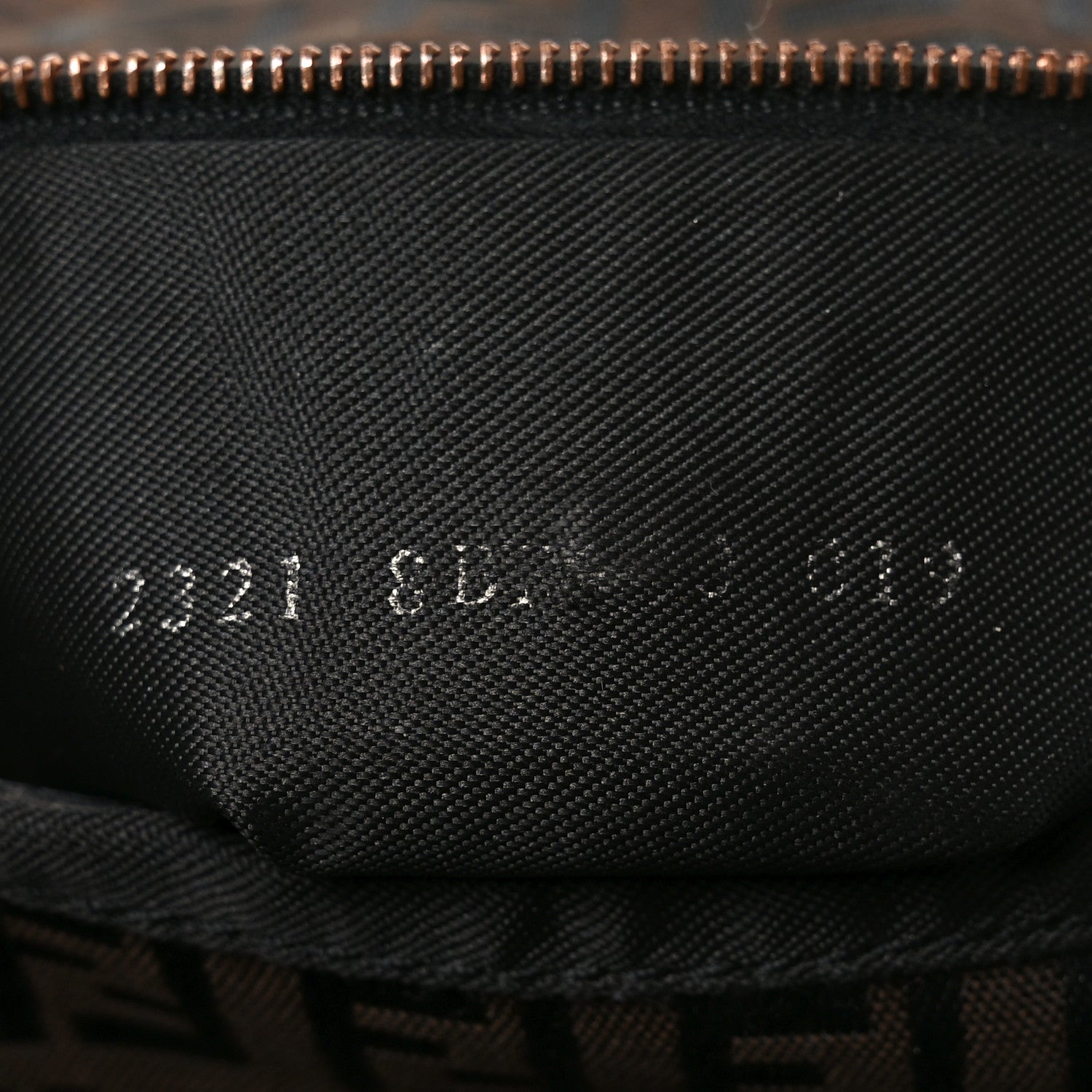 Fendi Zucchino Baguette Dark Brown 7 of 10