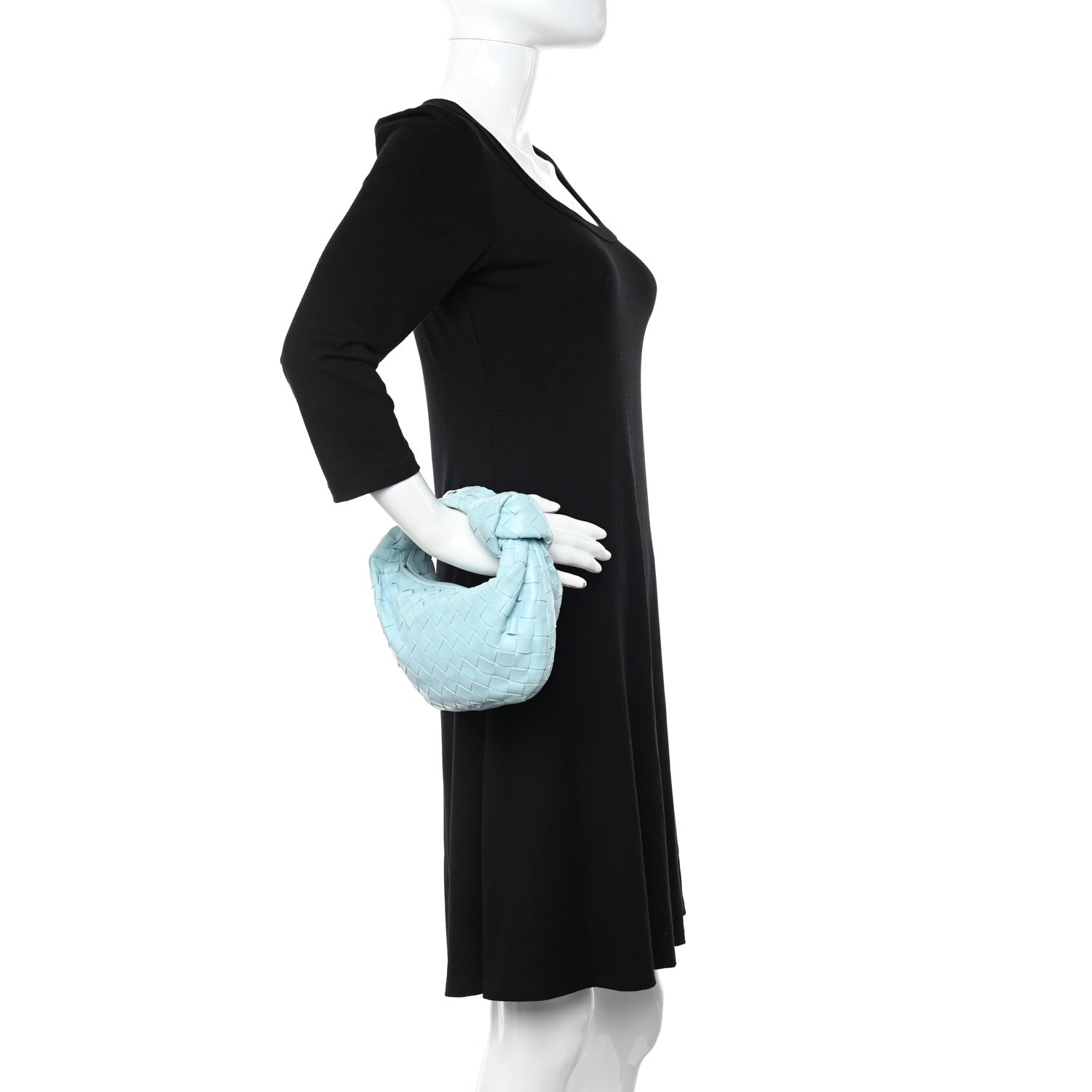 Bottega Veneta Nappa Intrecciato Mini Jodie Teal Washed 2 of 10