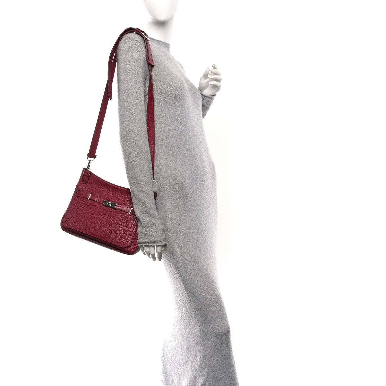 Hermes Taurillon Clemence Jypsiere 28 Rubis 2 of 10