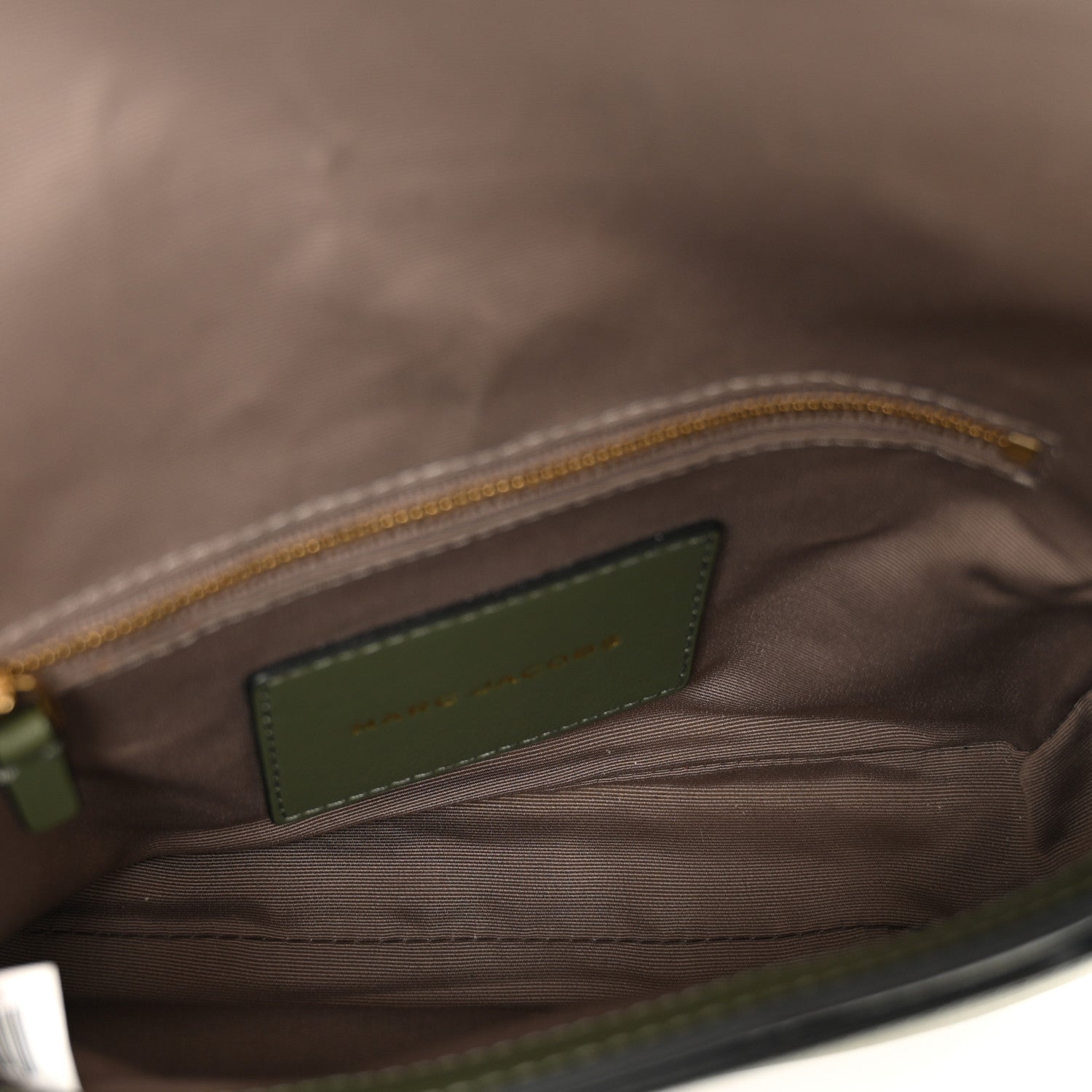 Marc Jacobs Calfskin The J Marc Shoulder Bag Bronze Green 5 of 7