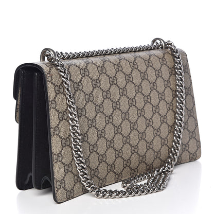 Gucci GG Supreme Monogram Small Dionysus Shoulder Bag Black 3 of 13
