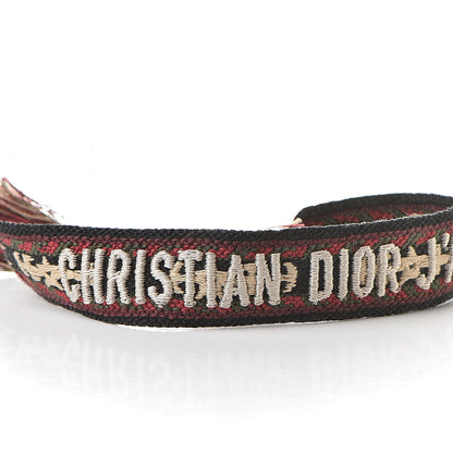 Christian Dior Woven Cotton J'Adior Friendship Bracelet Red Multicolor 4 of 4