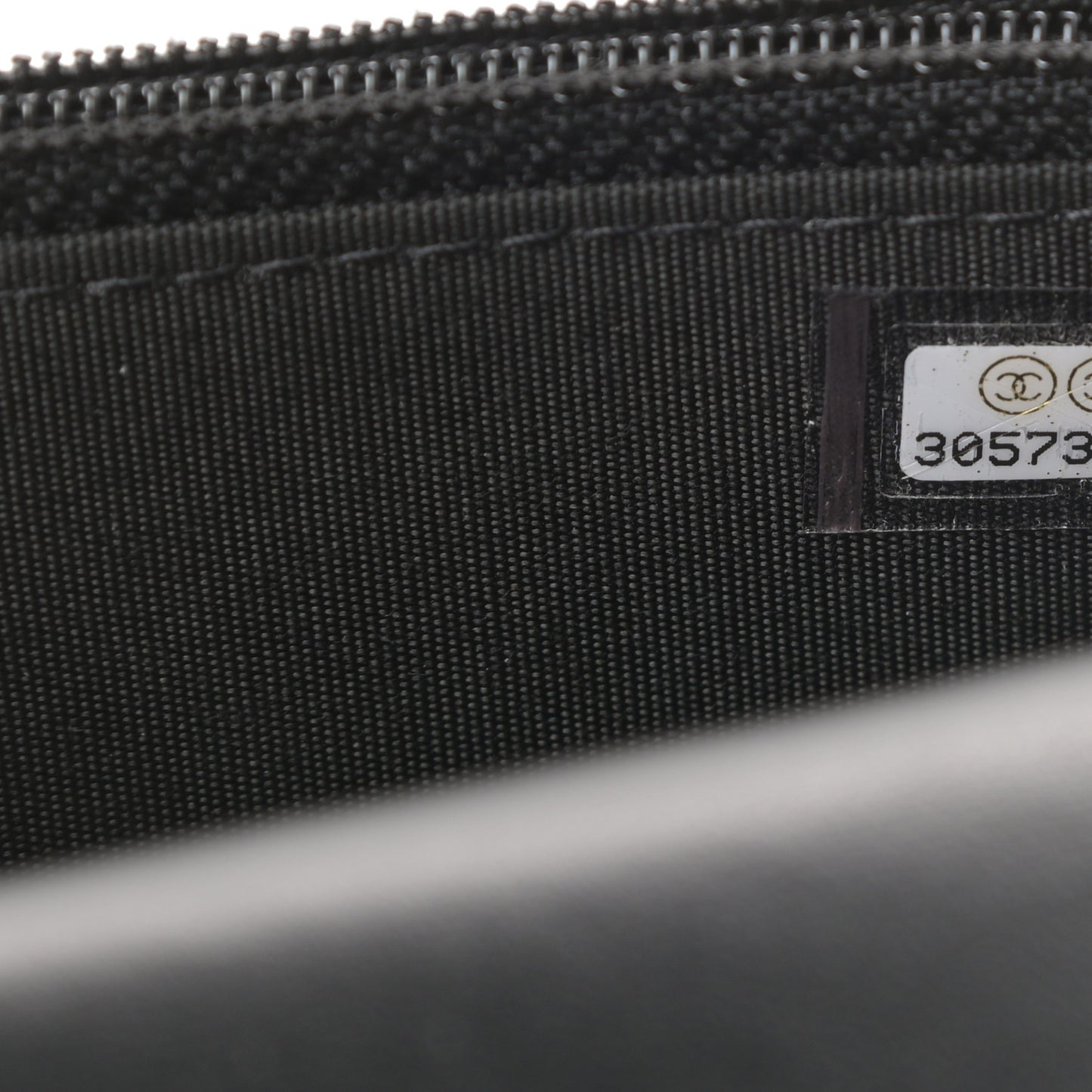 Calfskin Quilted Maxi Pearls Clutch With Chain Black