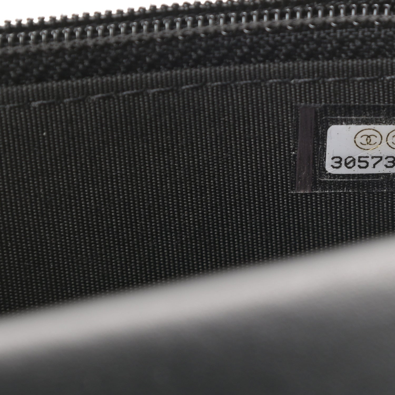 Chanel Calfskin Quilted Maxi Pearls Clutch With Chain Black 8 of 12