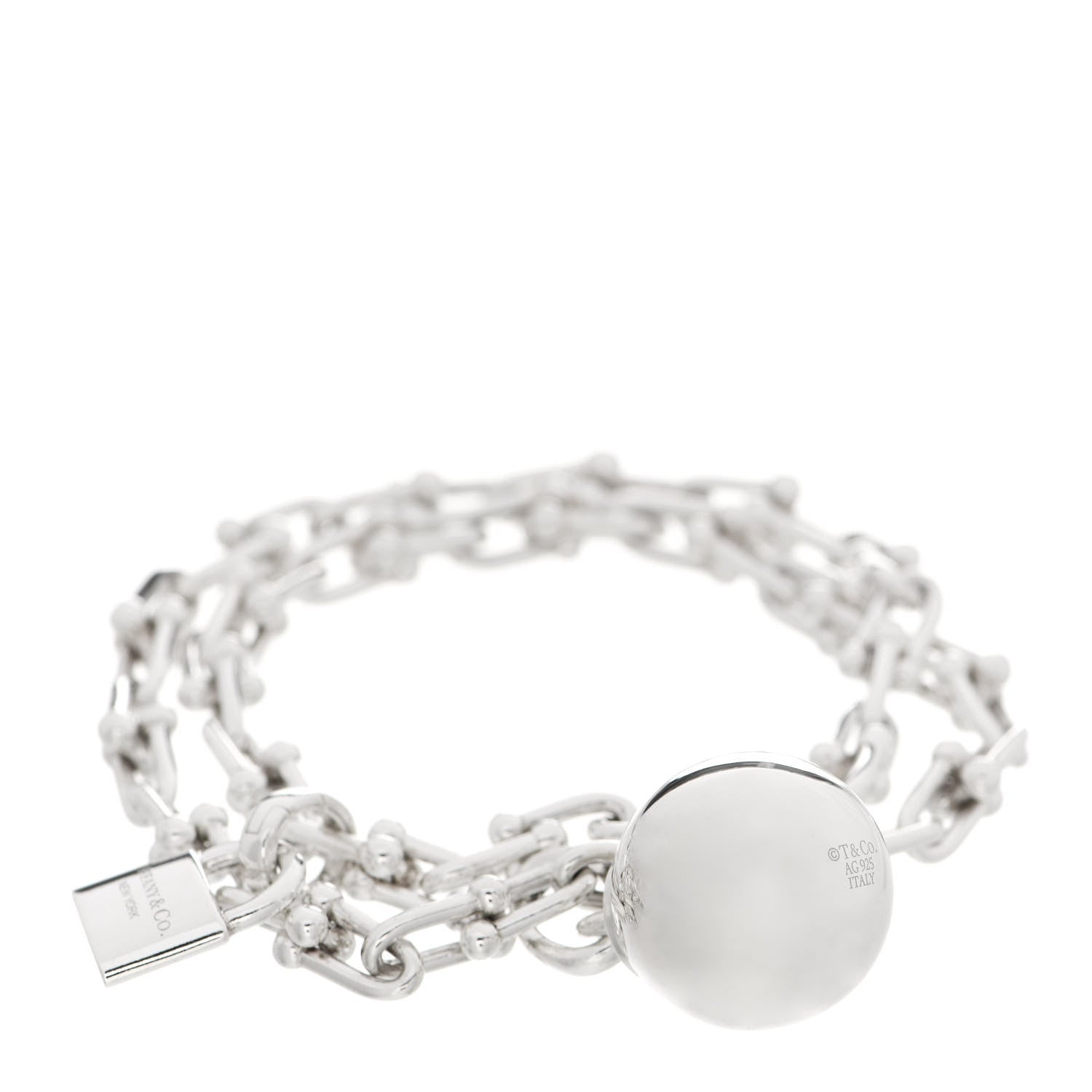 Tiffany Sterling Silver HardWear Wrap Bracelet 1 of 4