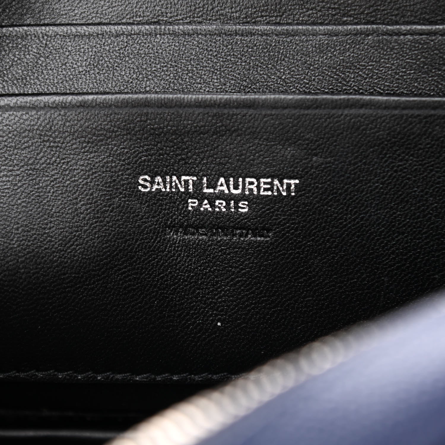 Saint Laurent Grain De Poudre Matelasse Monogram Mini Lou Camera Bag Denim 6 of 8