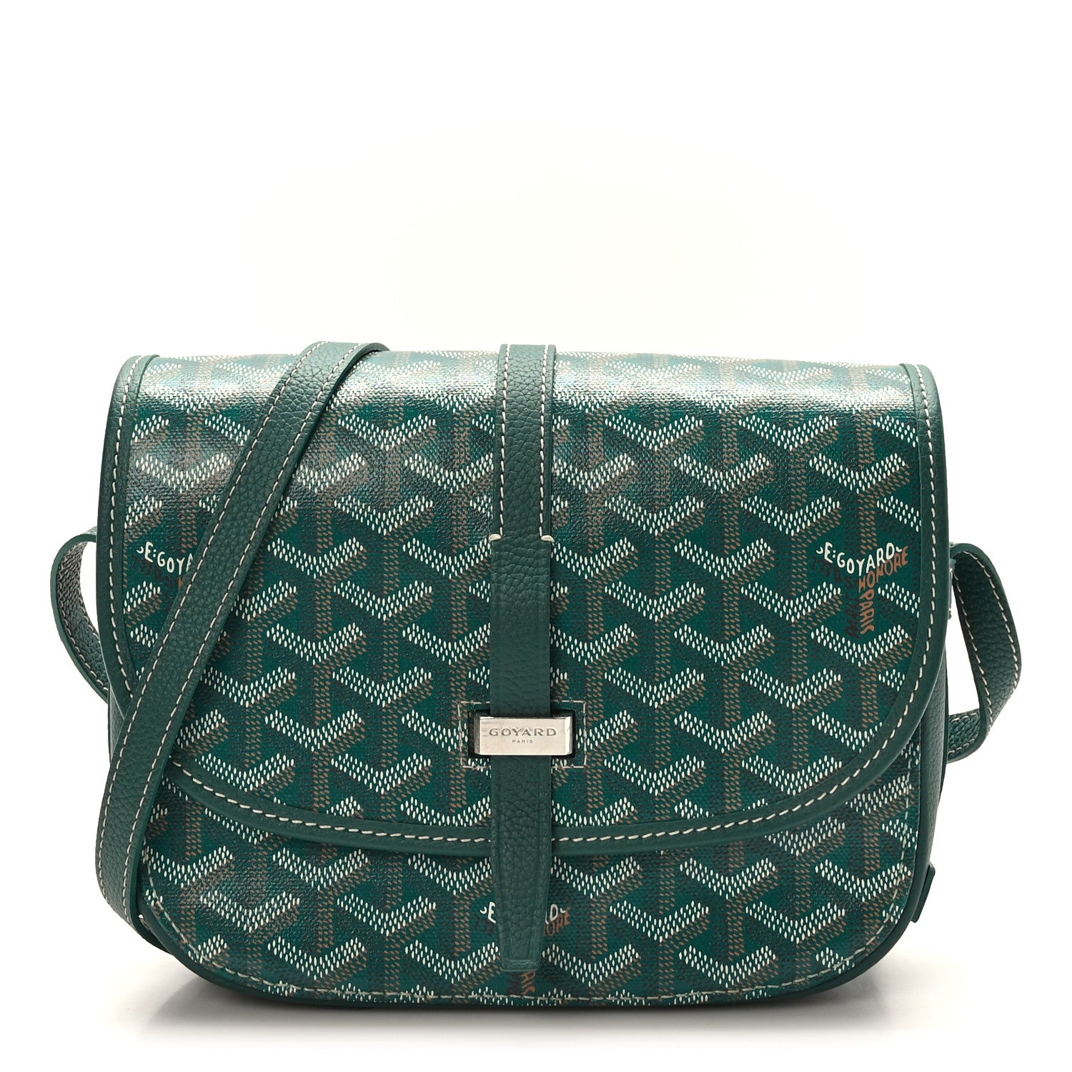Goyard Goyardine Belvedere II PM Messenger Bag Green 1 of 8