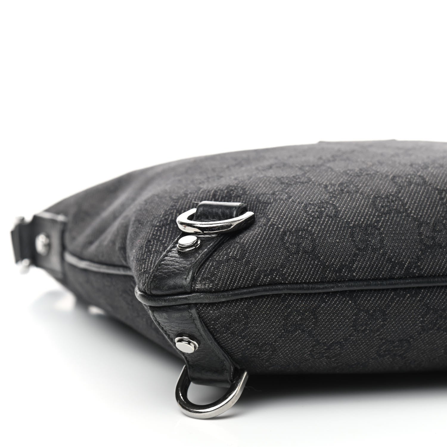 Gucci Monogram Abbey Messenger Bag Black 6 of 11