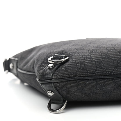 Gucci Monogram Abbey Messenger Bag Black 6 of 11