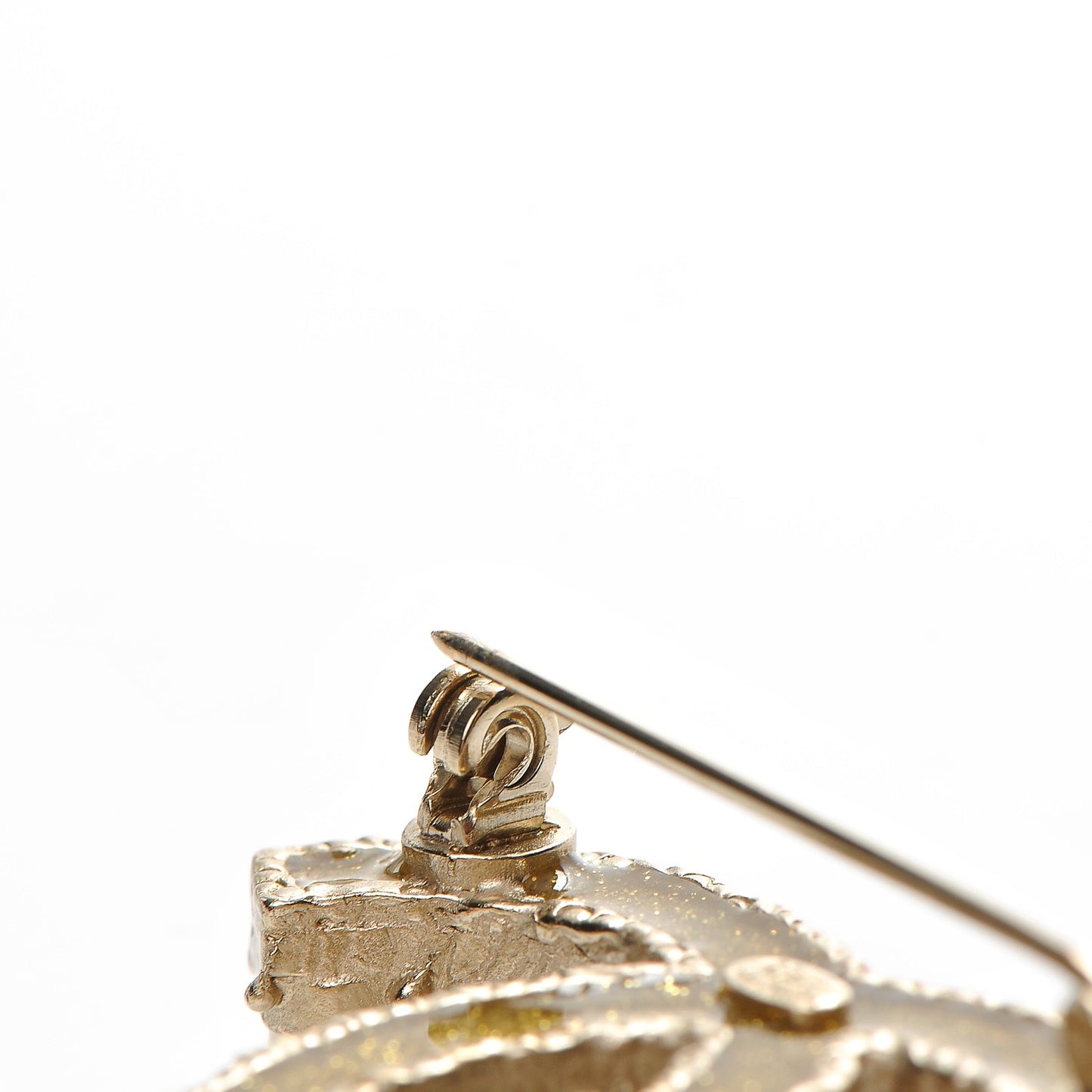 Pearl CC Brooch Light Gold