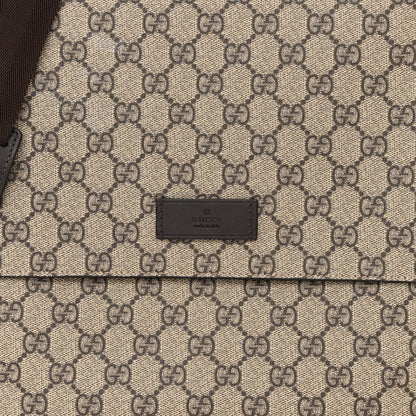 Gucci GG Plus Monogram Messenger Diaper Bag Dark Brown 8 of 10