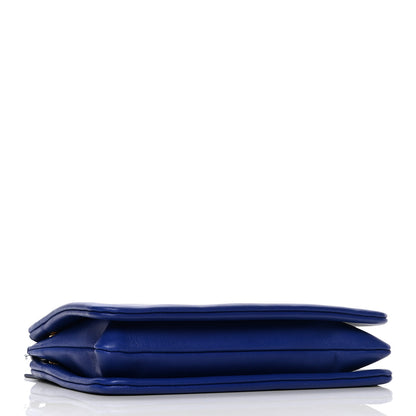 Celine Lambskin Small Trio Crossbody Bag Electric Blue 3 of 7