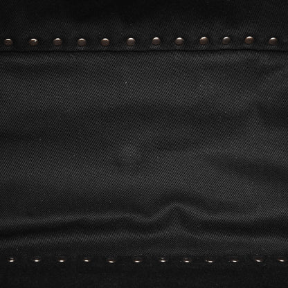 Valentino Garavani Vitello Medium Rockstud Tote Black 9 of 10