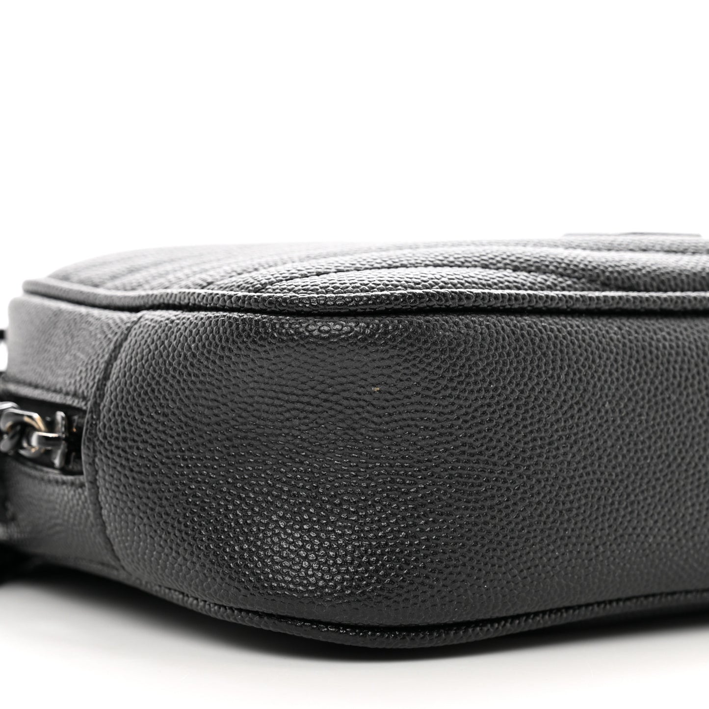 Grain De Poudre Matelasse Monochrome Monogram Mini Lou Camera Bag Black