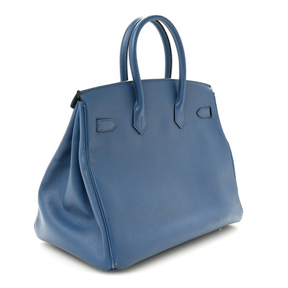 Hermes Epsom Birkin 35 Bleu Agate 3 of 10
