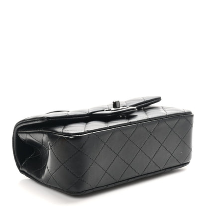 Chanel Lambskin Quilted Mini Top Handle Rectangular Flap So Black 4 of 11