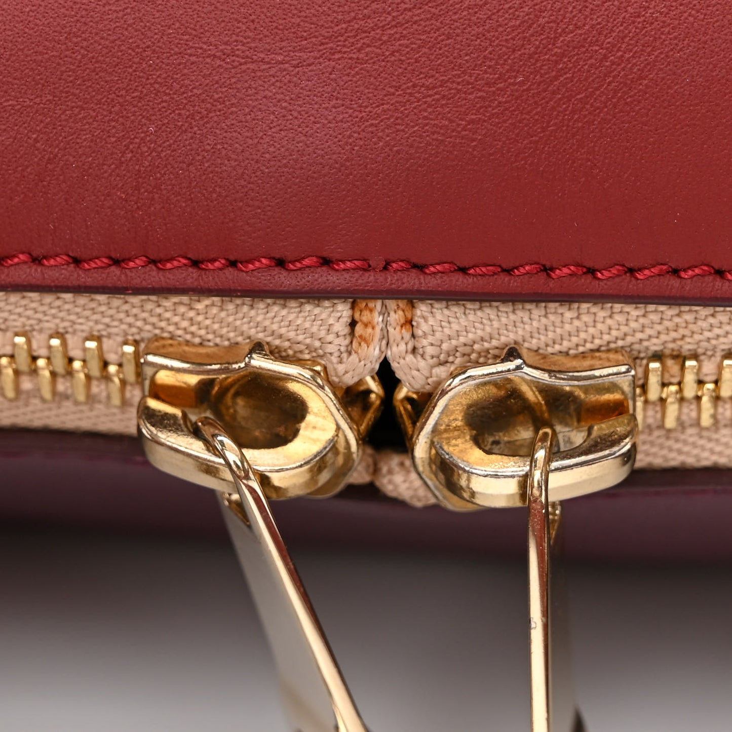 Smooth Calfskin Medium Baylee Tote Crimson Fig