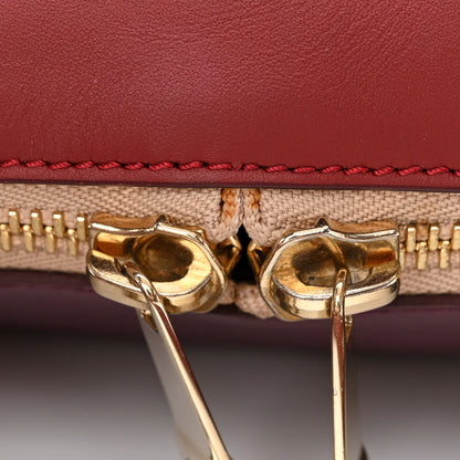 Chloe Smooth Calfskin Medium Baylee Tote Crimson Fig 10 of 10