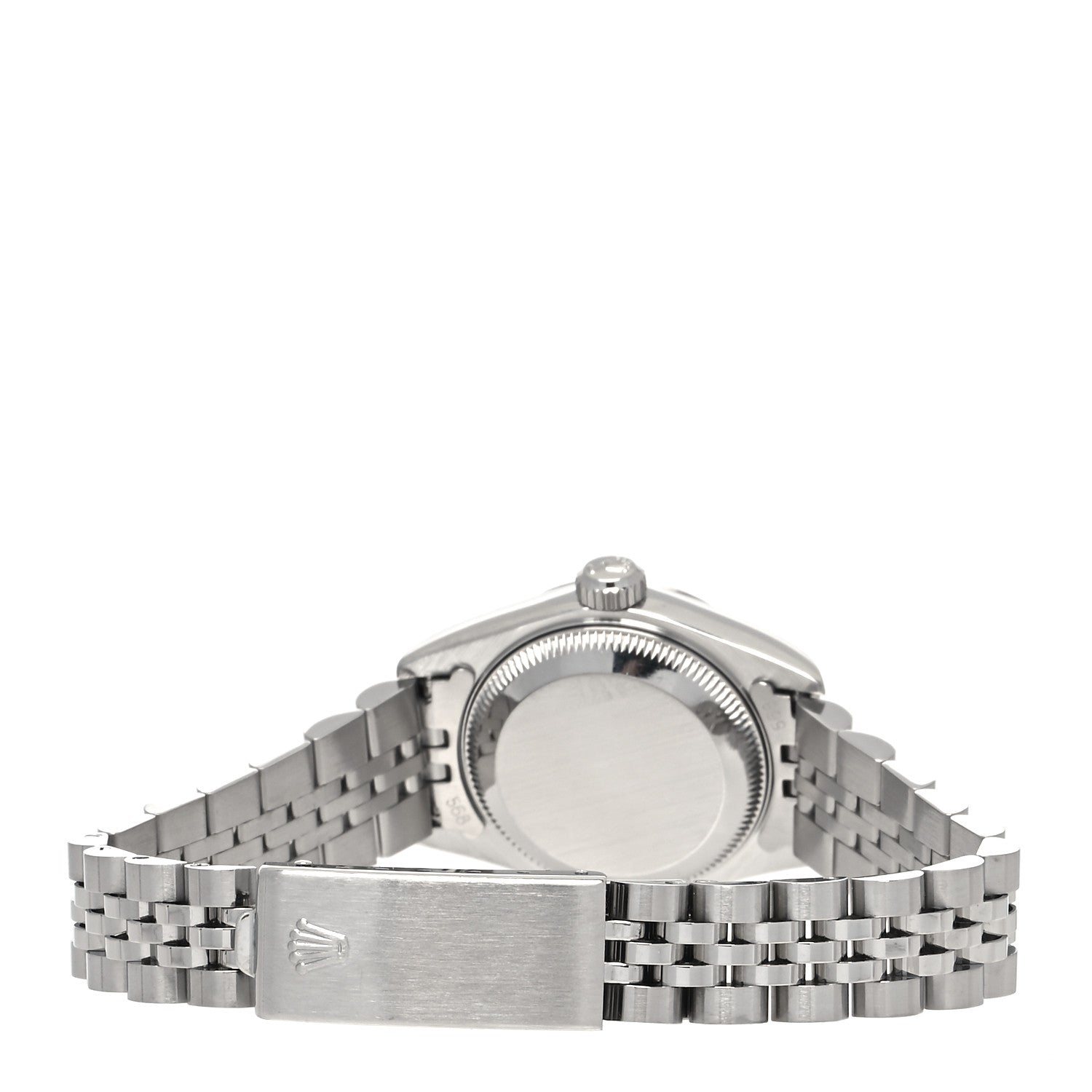 Rolex Stainless Steel 18K White Gold Diamond 26mm Oyster Perpetual Datejust Watch Pink 69174 3 of 4