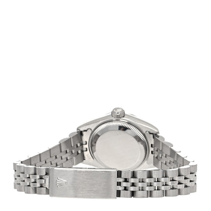 Rolex Stainless Steel 18K White Gold Diamond 26mm Oyster Perpetual Datejust Watch Pink 69174 3 of 4